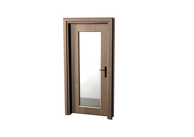 JDOORS01 WITH FULL SIZE FROSTED GLASS JDOORS01 WITH FULL SIZE FROSTED GLASS